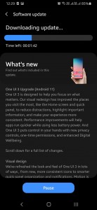 Galaxy m21 android 11 güncellemesi