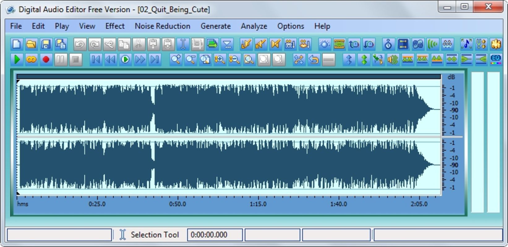 Digital Audio Editor Programı