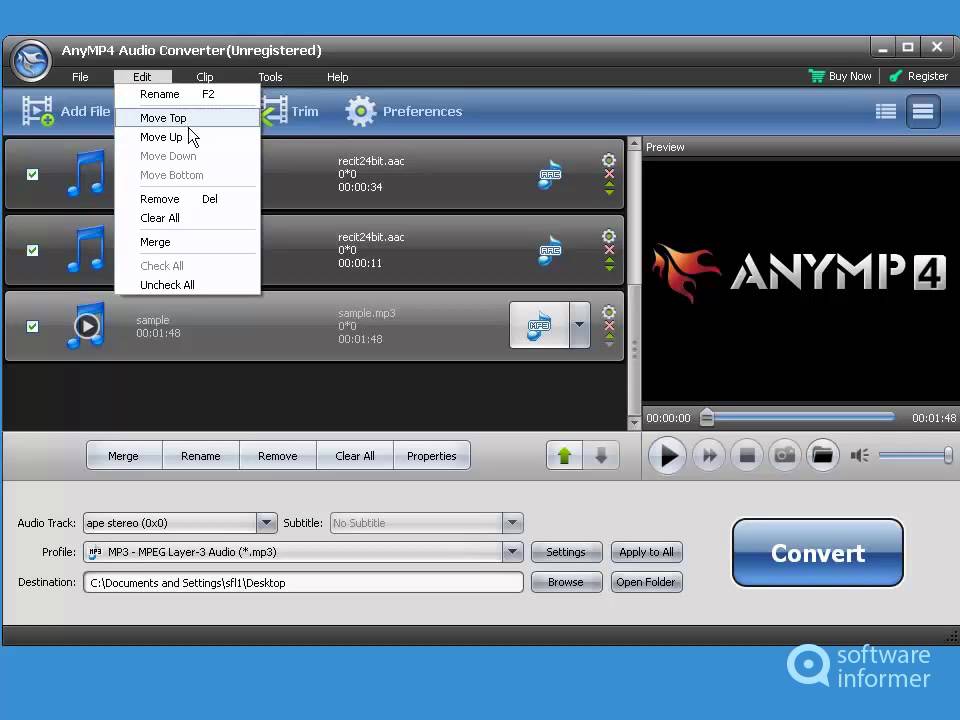 AnyMP4 Audio Converter