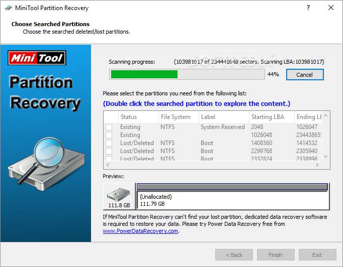 MiniTool Partition Recovery