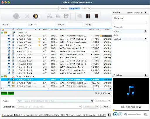 MP3 Dönüştürücüleri: Mükemmel Ses Kalitesi için En İyi 5 Program 4 Xilisoft Audio Converter