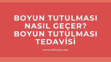 Boyun Tutulması Nasıl Geçer? Boyun Tutulması Tedavisi 1 Boyun Tutulması