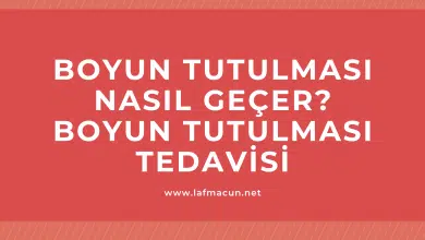 Boyun Tutulması Nasıl Geçer? Boyun Tutulması Tedavisi 1 Boyun Tutulması