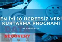 En İyi 10 Ücretsiz Veri Kurtarma Programı
