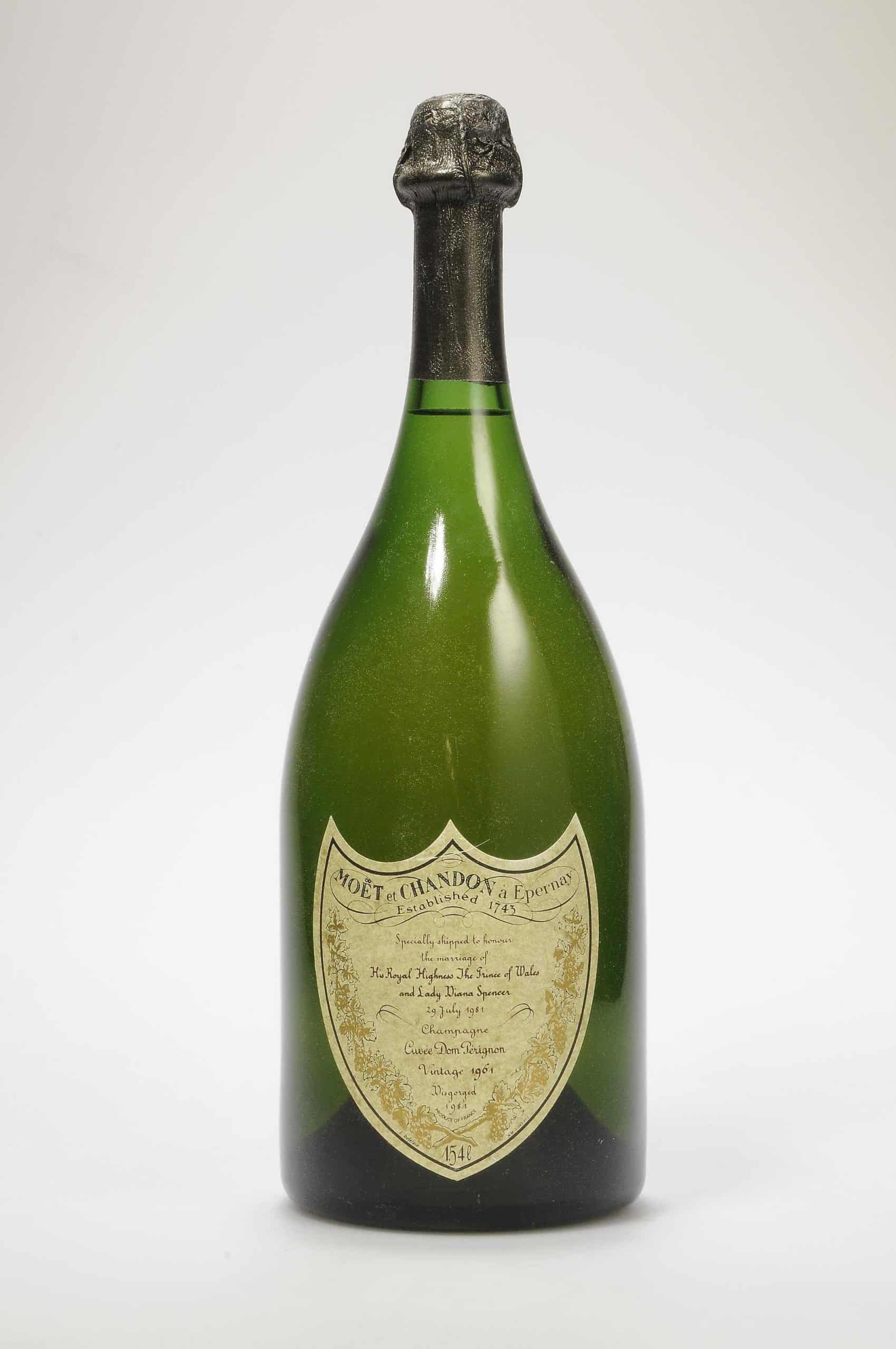 MOET & CHANDON DOM PERIGNON CHARLES & DIANA 1961