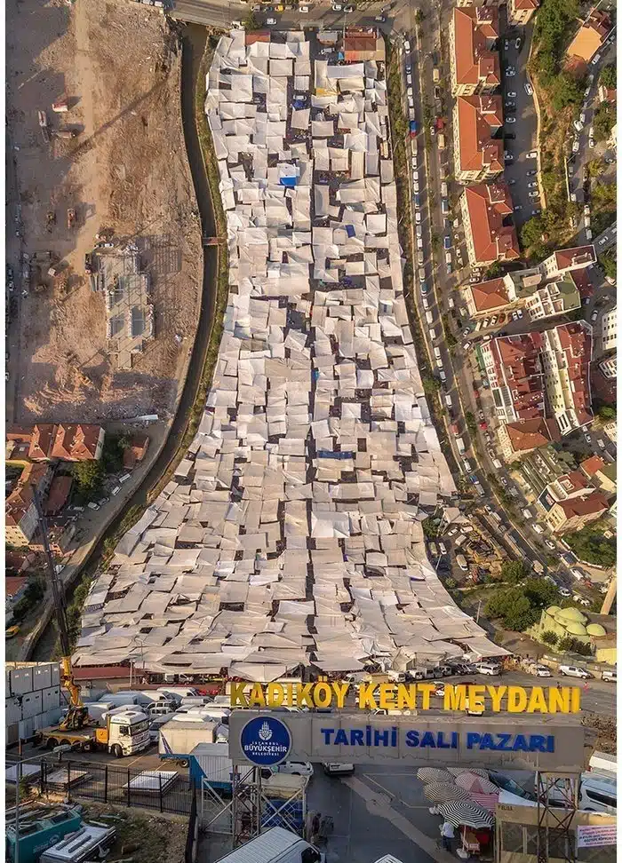 İstanbul’un Çeşitli Yerlerinin Düzleştirilerek Çekişmiş Harika 12 Fotoğraf 6 İstanbul Kadıköy Salı Pazarı