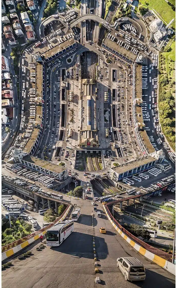 İstanbul’un Çeşitli Yerlerinin Düzleştirilerek Çekişmiş Harika 12 Fotoğraf 11 İstanbul Esenler Otogarı