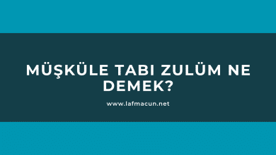 Müşküle Tabi Zulüm Ne Demek? 1 Müşküle Tabi Zulüm Ne Demek?