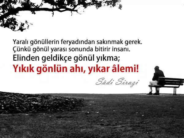 İranlı Şair Sadi Şirazi’nin söylediği güzel sözler 9 Resimli Sadi Şirazi Sözleri