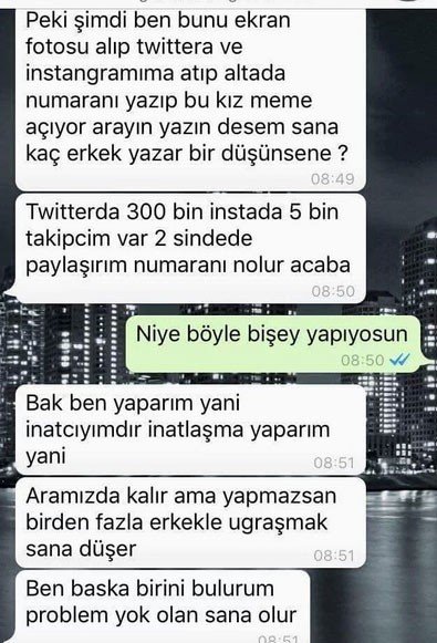 Twitter Üzerinden Genç Kıza İğrenç Tuzak 4 Genç kızı tehdit mesajları