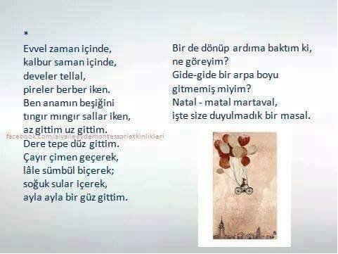 çocuklar için tekerlemeler