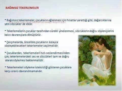 çocuklar için tekerlemeler