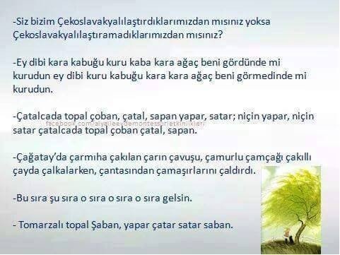 çocuklar için tekerlemeler