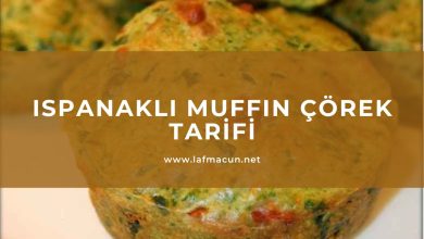 Ispanaklı Muffin Çörek Tarifi