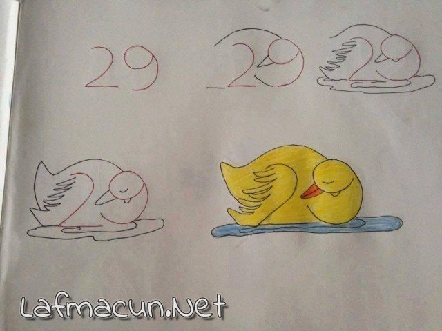 29 dan Ördek Çizmek