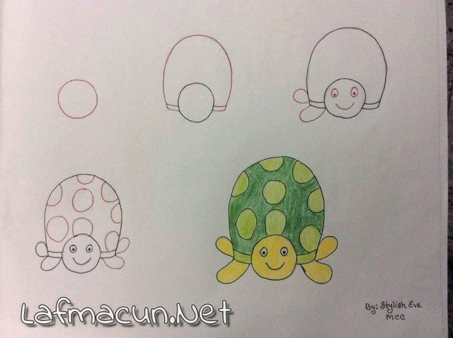 O dan Kaplumbağa Çizmek