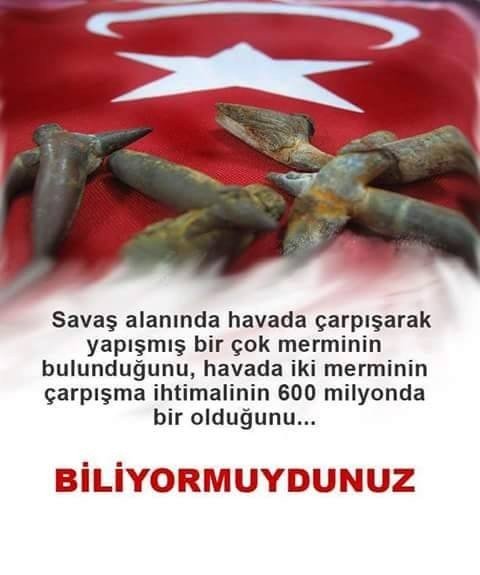 Çanakkale Savaşı Havada çarpışan mermiler