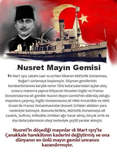 Nusret Mayın Gemisi Hakkında
